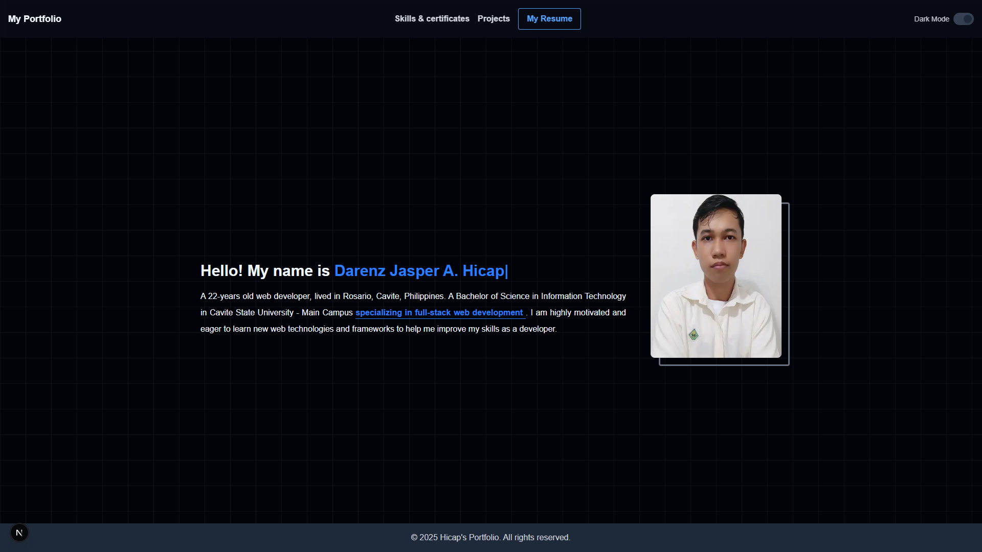 Portfolio Website